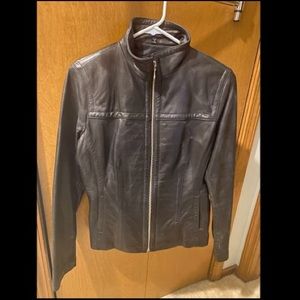 Jones New York leather jacket